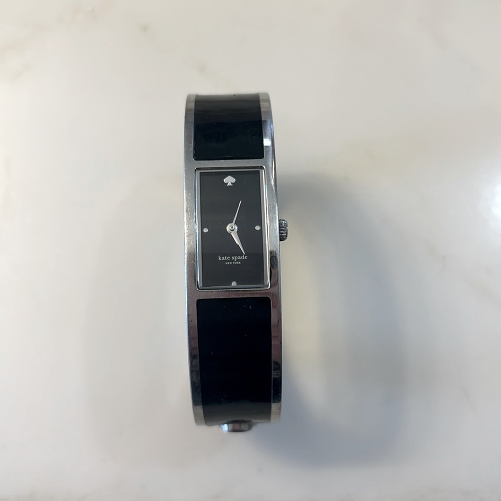 Kate Spade New York Black and Silver Carousel Watch